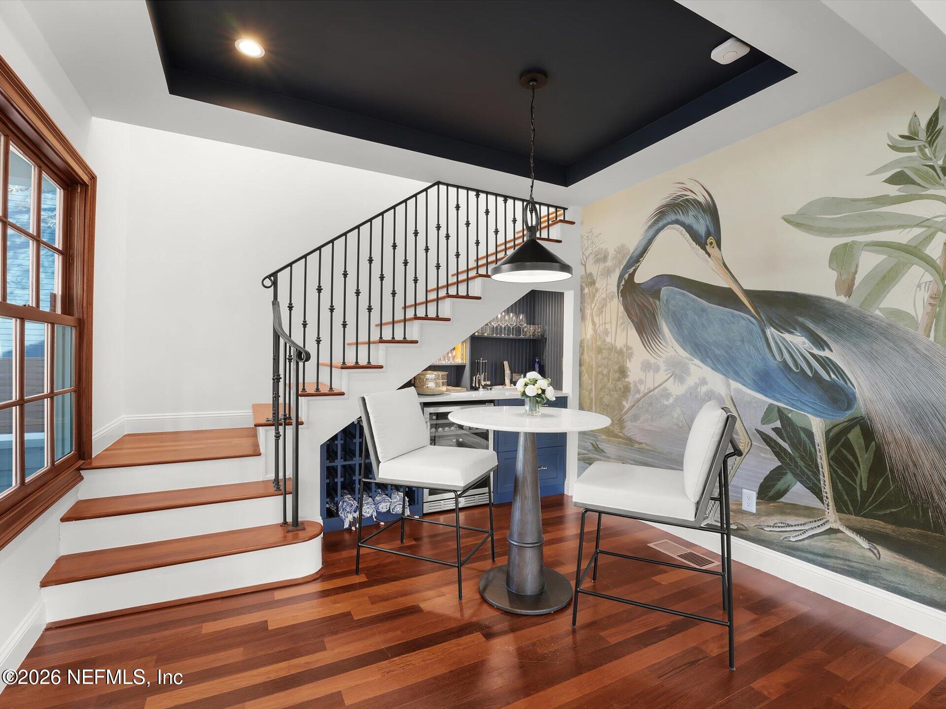322 6th Street Atlantic Beach, FL 32233 - Photo 12 of 45 a view of entryway livingroom and hall with wooden floor