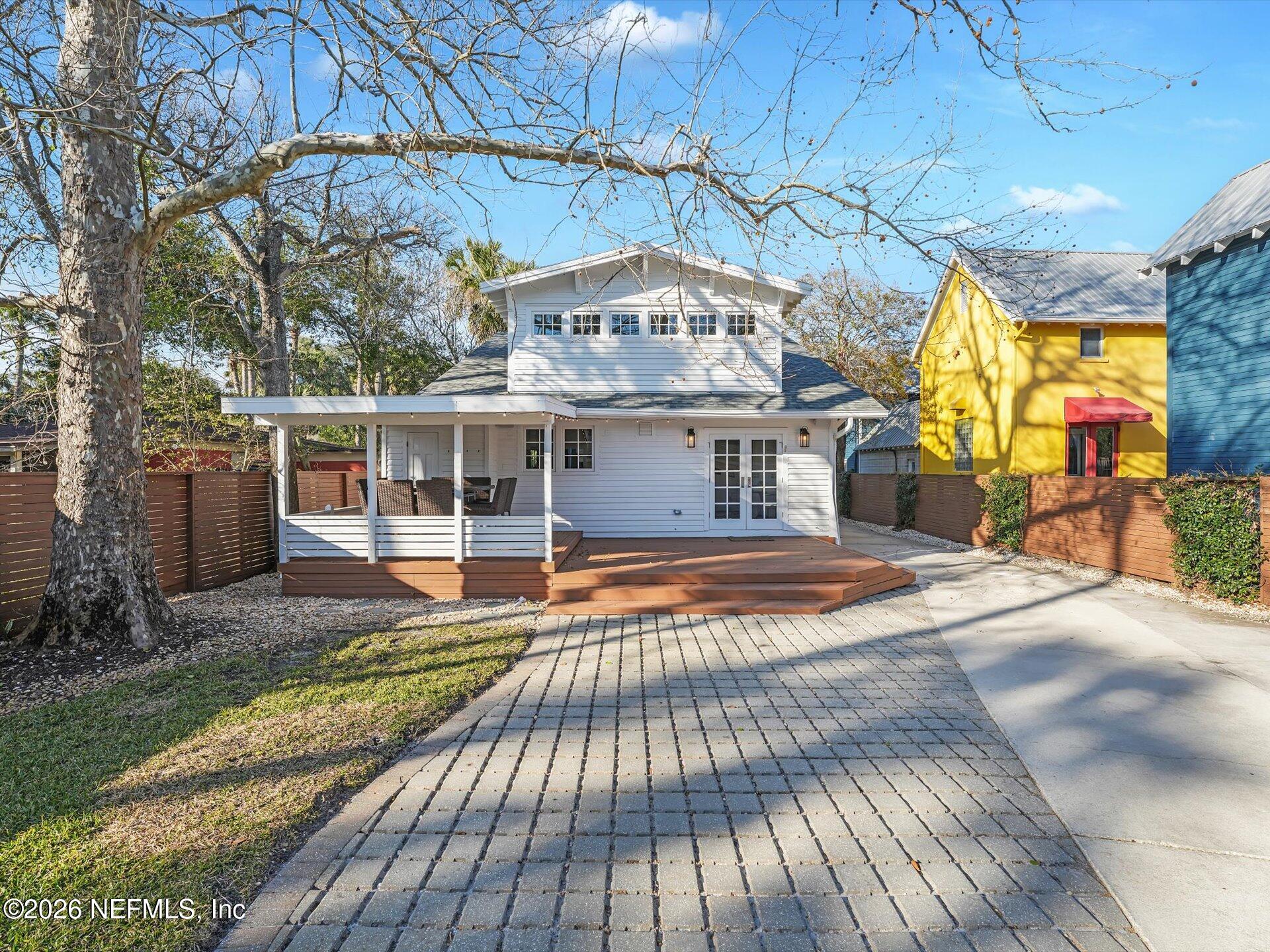 322 6th Street Atlantic Beach, FL 32233 - Photo 39 of 45 a view of a house with a swimming pool
