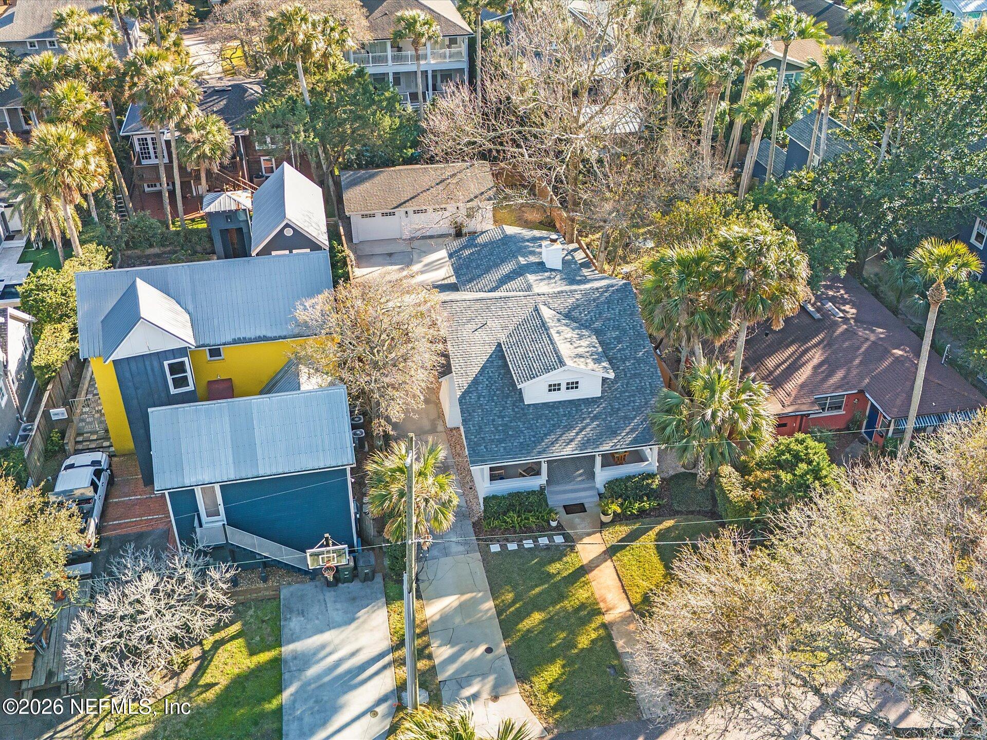 322 6th Street Atlantic Beach, FL 32233 - Photo 45 of 45 an aerial view of residential house with outdoor space and seating area