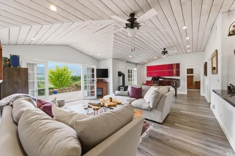 a view of a house with a patio