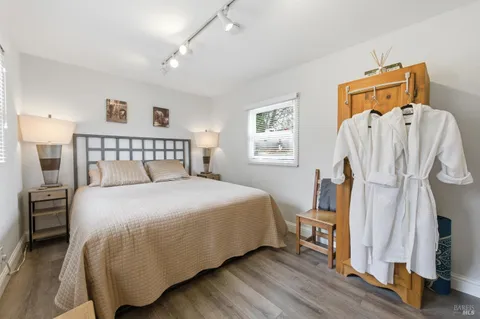 a view of an ocean and beach