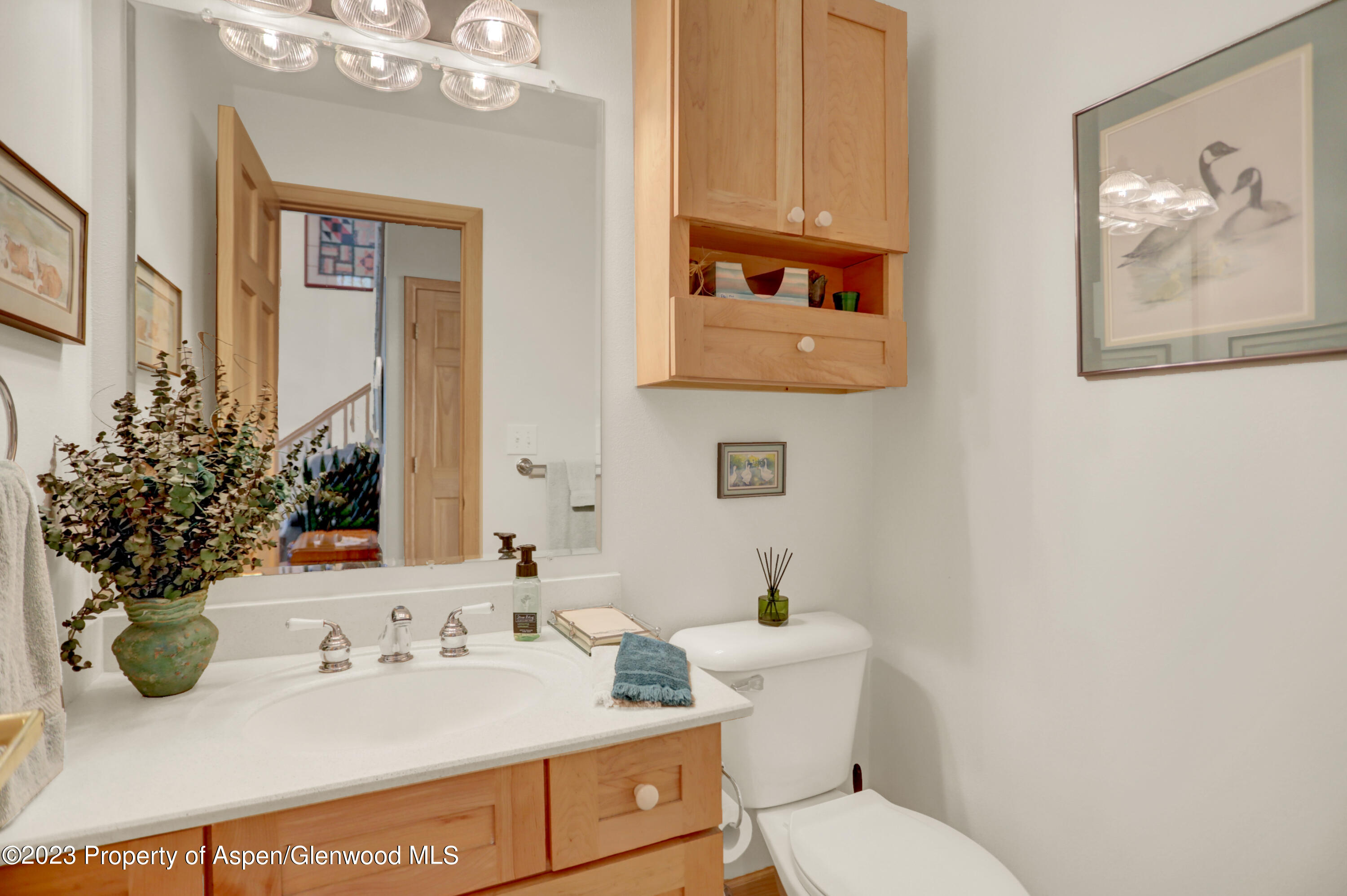 921 Alta Vista Drive Craig, CO 81625 - Photo 21 of 55 a bathroom with a toilet sink and mirror