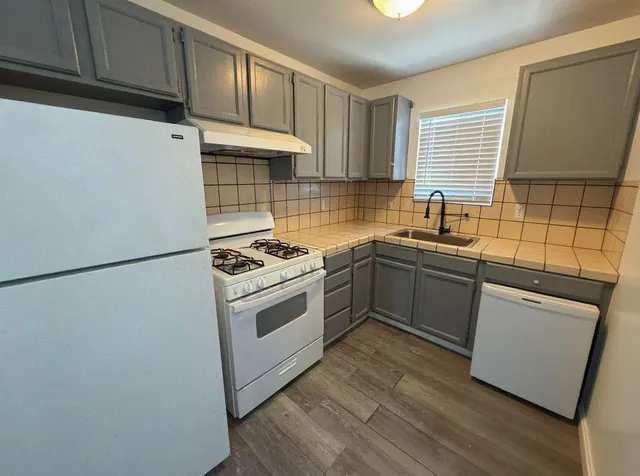 a view of wooden floor in a room