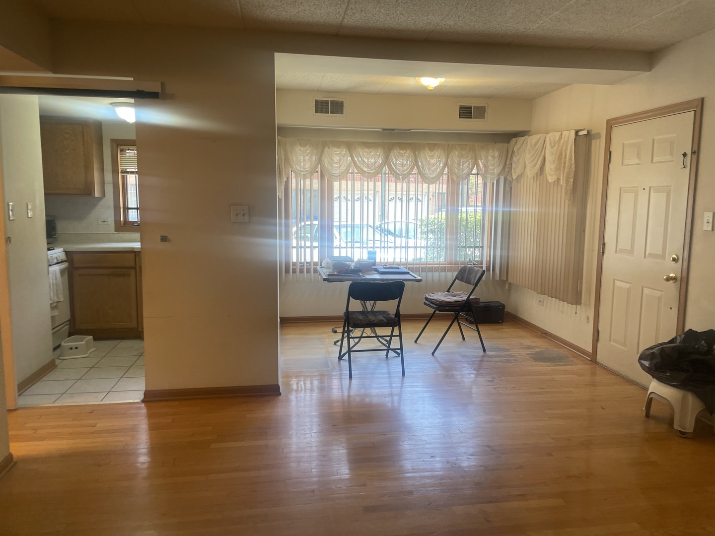 1928 South Wells Street, Unit 1 Chicago, IL 60616 - Photo 3 of 9 a living room with furniture and a wooden floor