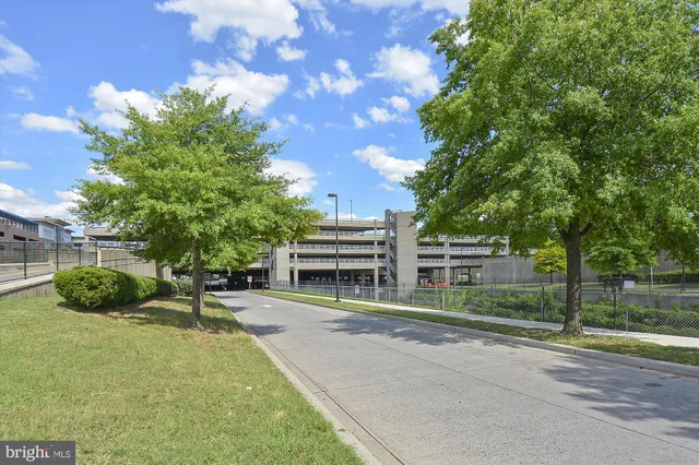a view of a building with garden