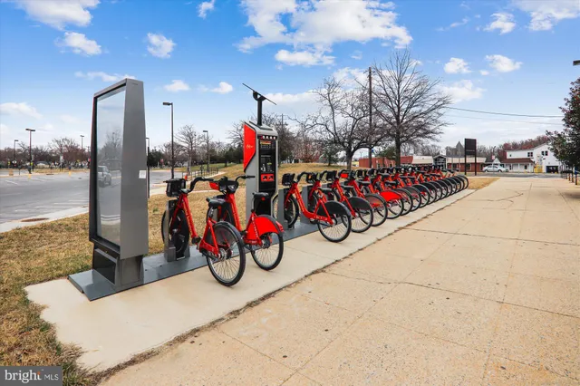 a front view of a building