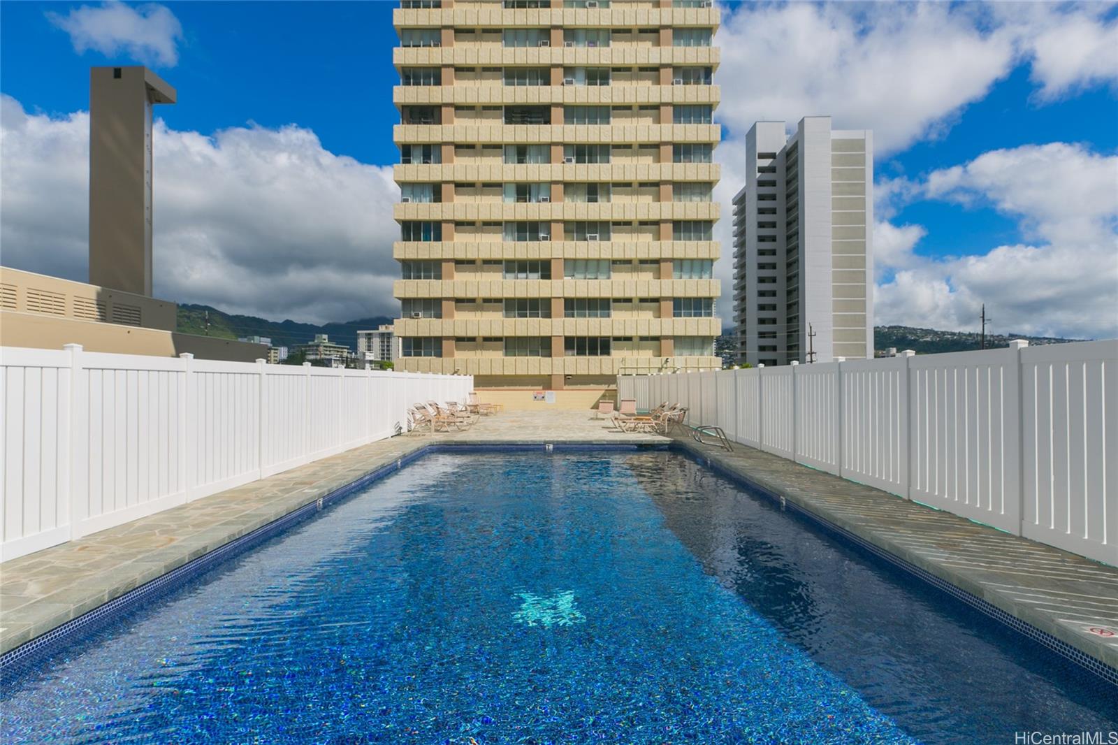 2525 Date Street, Unit 2303 Honolulu, HI 96826 - Photo 24 of 25 a view of a balcony with wooden floor