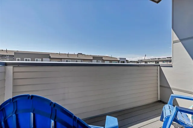 a view of balcony with city view