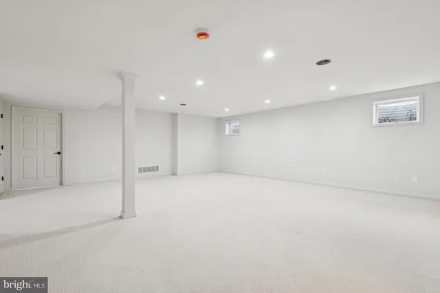 a view of an empty room