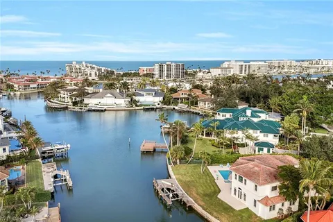 a view of a city and an ocean view