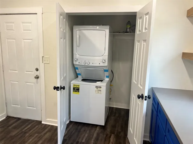 a room with storage and utility