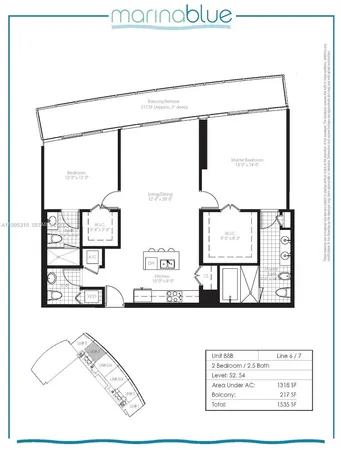 $7,000 | 888 Biscayne Boulevard, Unit 5207, Miami, FL 33132