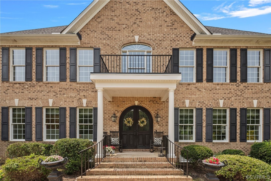 20065 Beaver Dam Road Beaverdam, VA 23015 - Photo 2 of 41 front view of a brick house with a large windows