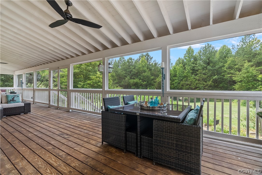 20065 Beaver Dam Road Beaverdam, VA 23015 - Photo 30 of 41 a view of a balcony with wooden floor