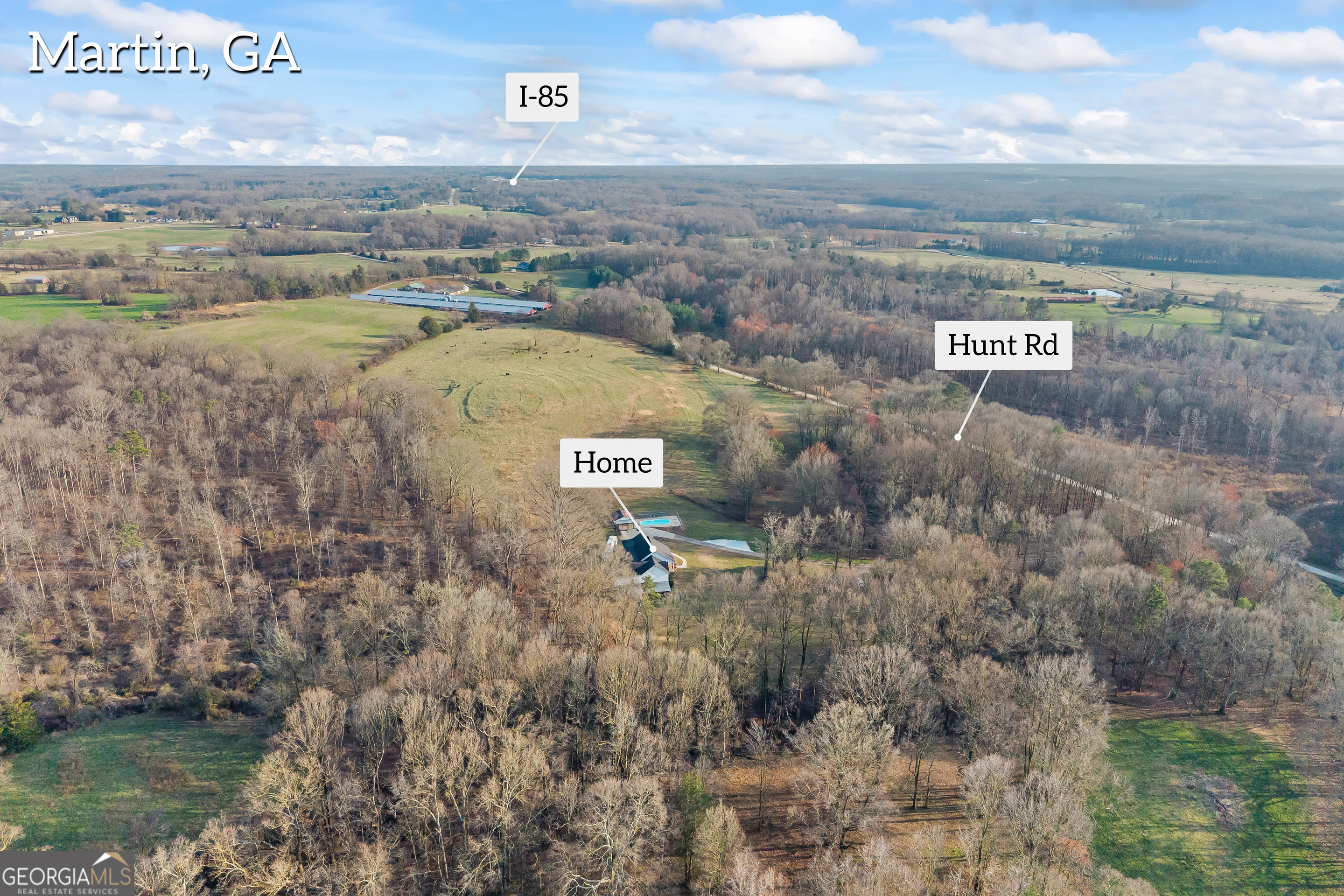 568 Hunt Road Carnesville, GA 30521 - Photo 106 of 106 a view of a field with an ocean view
