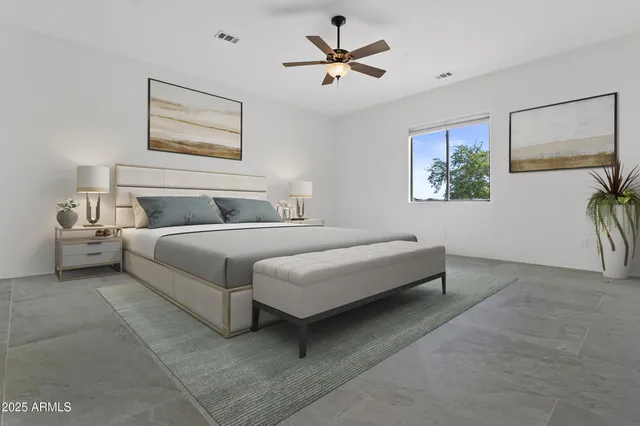 a bathroom with a granite countertop sink shower and a mirror