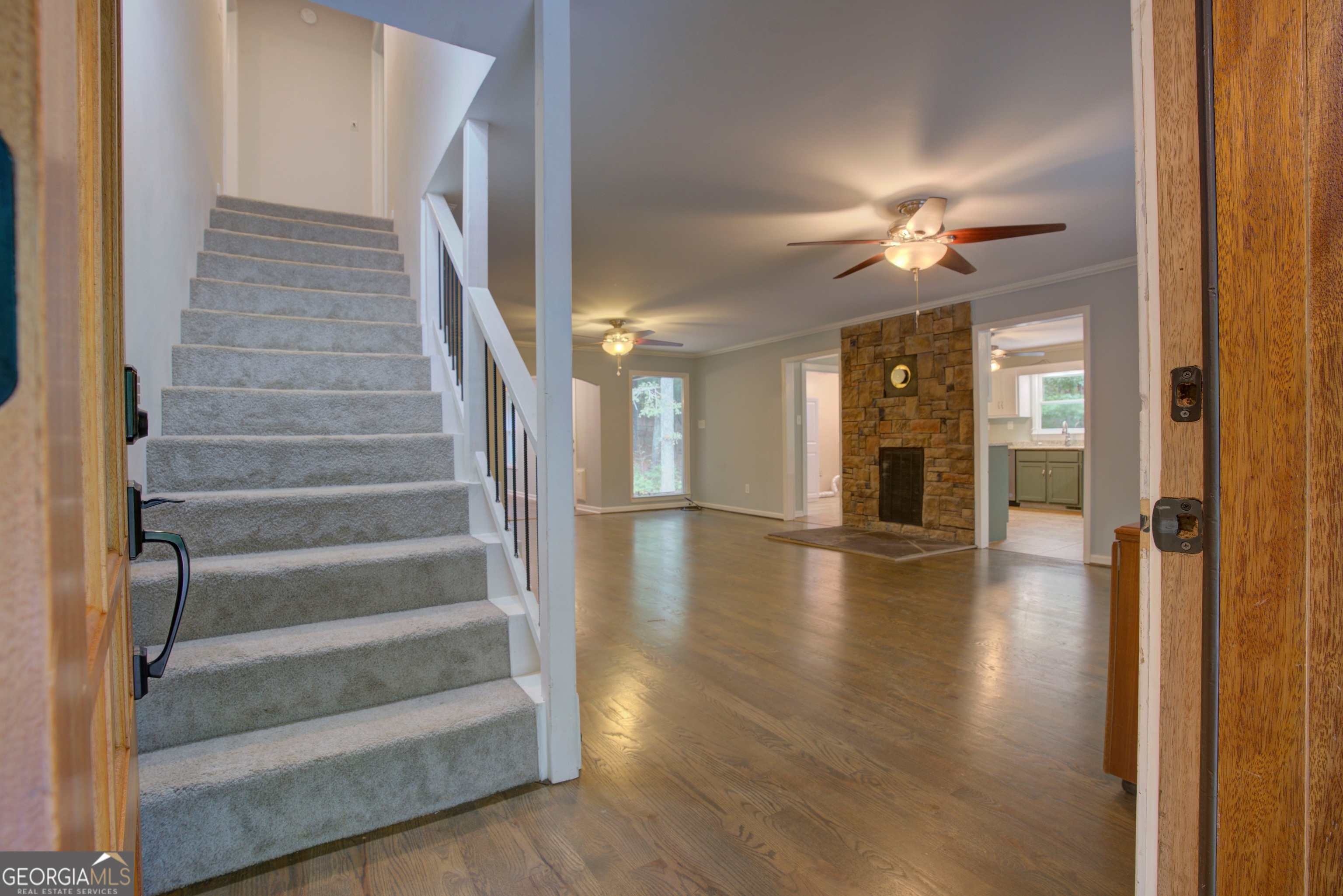 637 Wayside Road Rome, GA 30161 - Photo 4 of 40 a view of an entryway with wooden floor