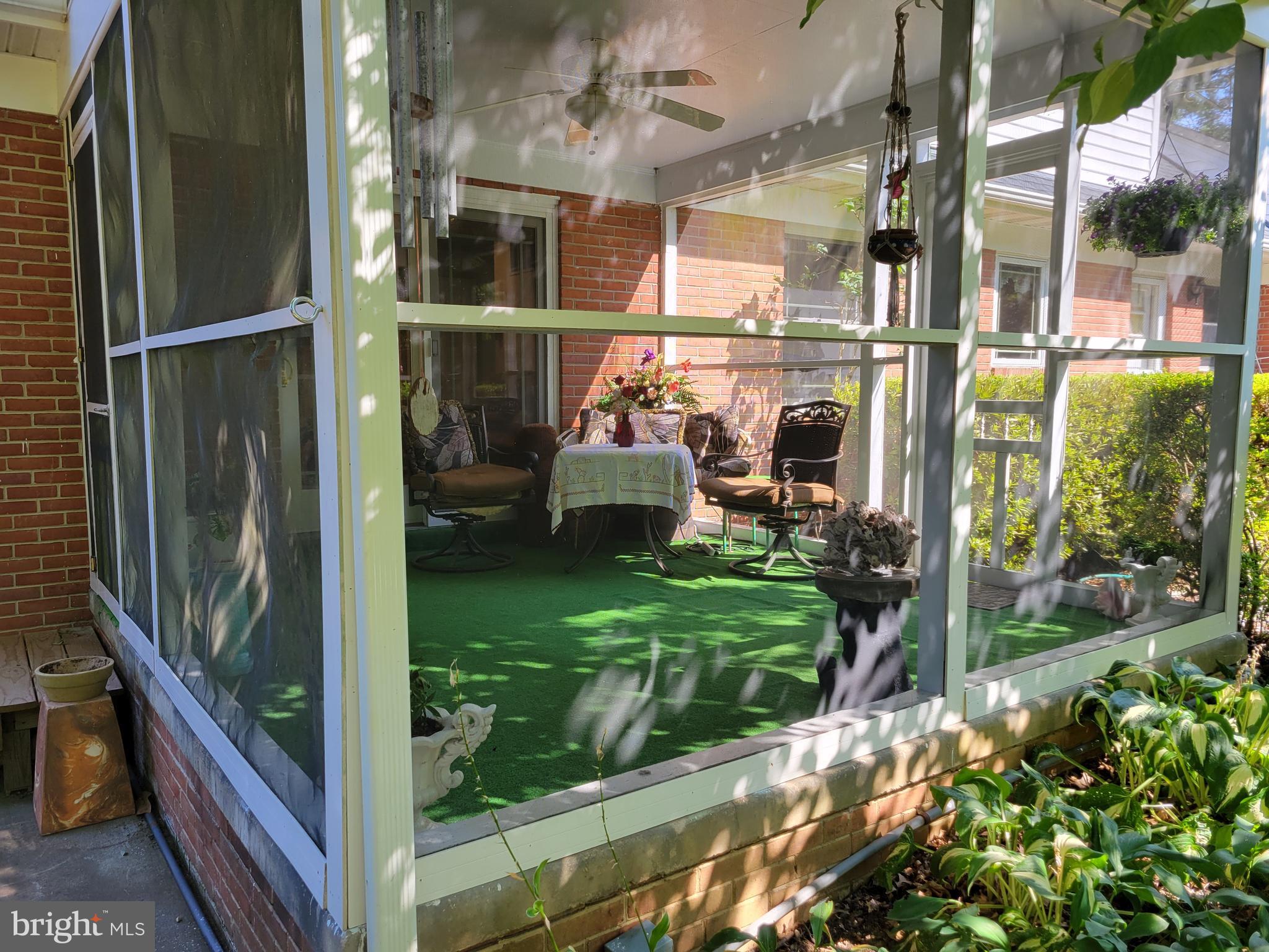 7430 Round Hill Road Frederick, MD 21702 - Photo 12 of 50 Screened in porch with fan