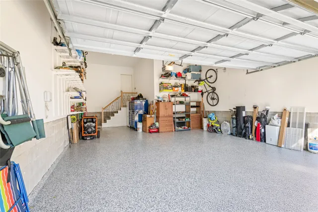 a view of a patio door front of house