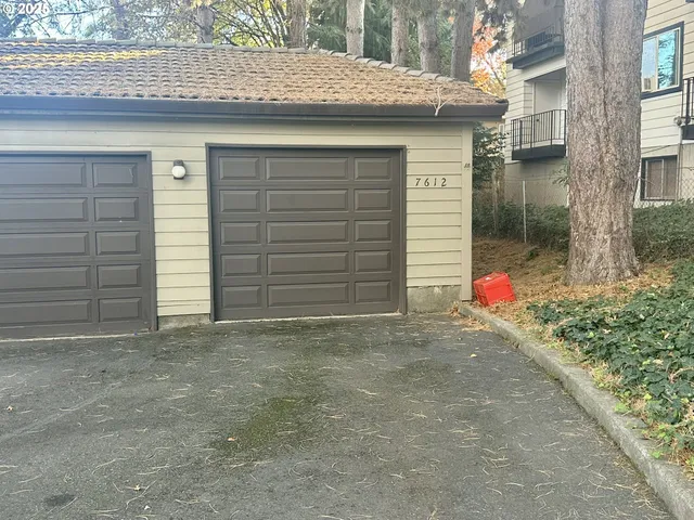 a backyard of a house