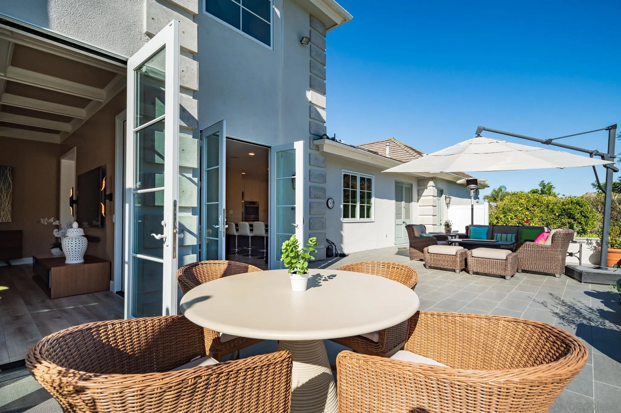 17323 Circa Del Sur Rancho Santa Fe, CA 92067 - Photo 33 of 41 a view of a house with backyard and sitting area