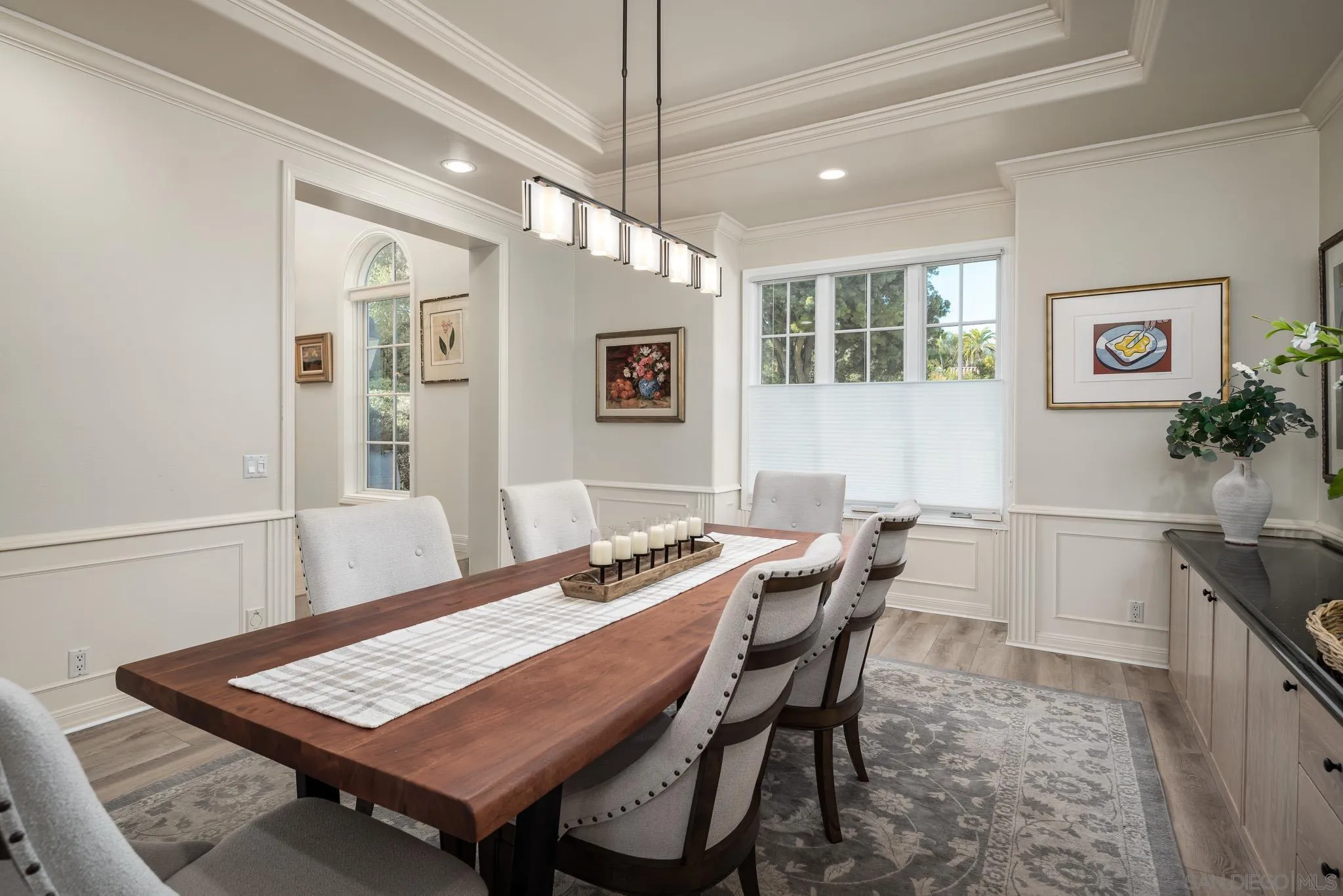 17323 Circa Del Sur Rancho Santa Fe, CA 92067 - Photo 7 of 41 a view of a dining room with furniture
