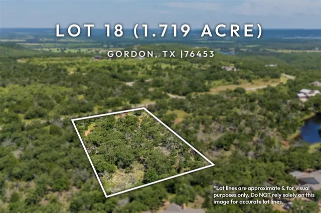 $19,000 | Lot 18 Canyon Lake Road, Gordon, TX 76453