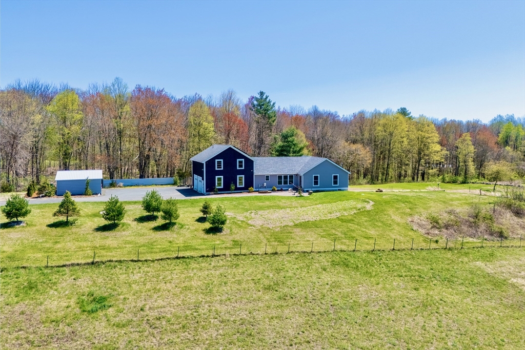 a house view with a outdoor space