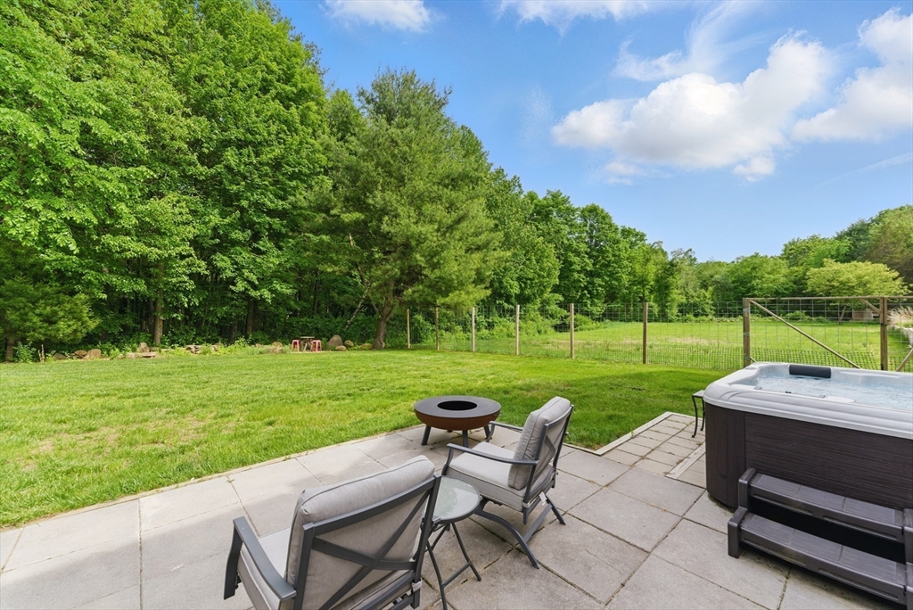 96 Cold Hill Granby, MA 01033 - Photo 27 of 42 a view of a patio with garden