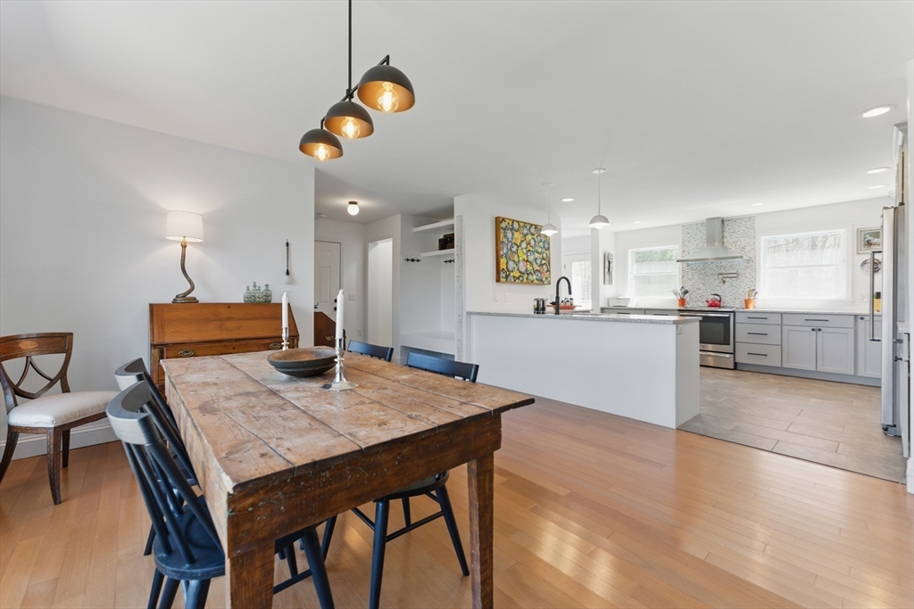 96 Cold Hill Granby, MA 01033 - Photo 8 of 42 a kitchen with a table and chairs in it