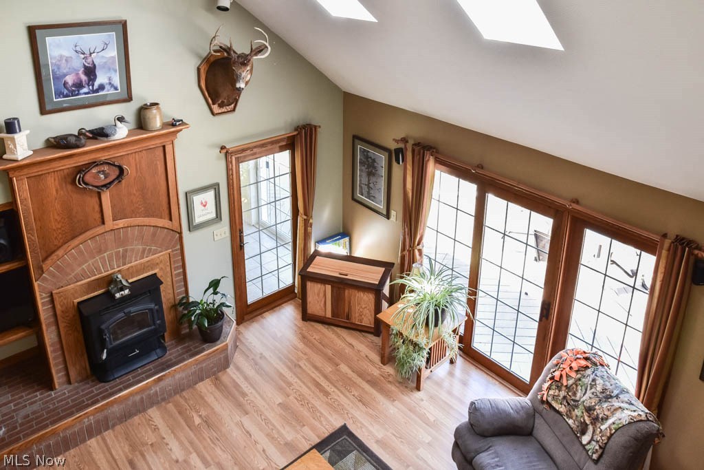 2555 Fixler Road Wadsworth, OH 44281 - Photo 10 of 35 Overlooking the living room with beautiful skylights.