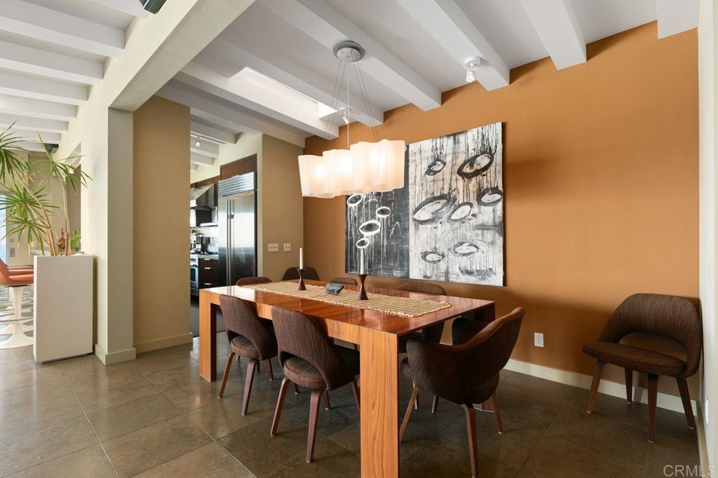 226 5th Street Encinitas, CA 92024 - Photo 16 of 45 a view of a dining room with furniture and window