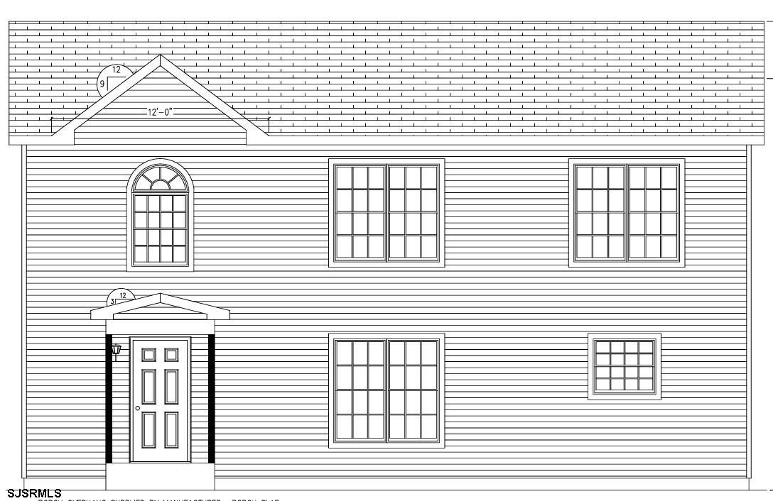 a view of a white building