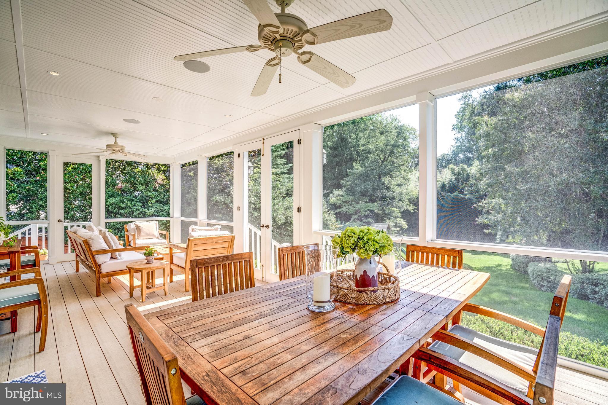4509 Wetherill Road Bethesda, MD 20816 - Photo 37 of 89 a view of a dining room with furniture window and outside view
