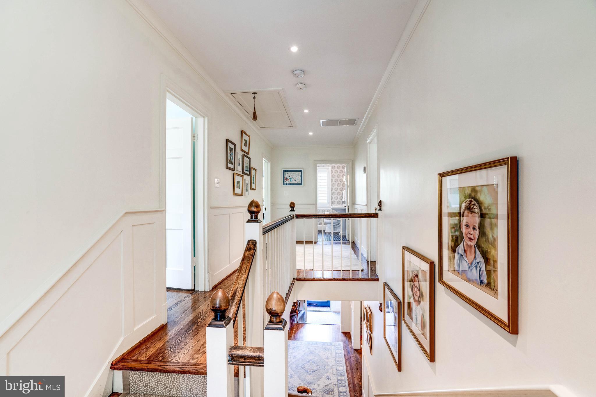 4509 Wetherill Road Bethesda, MD 20816 - Photo 41 of 89 a view of entryway and hall with wooden floor
