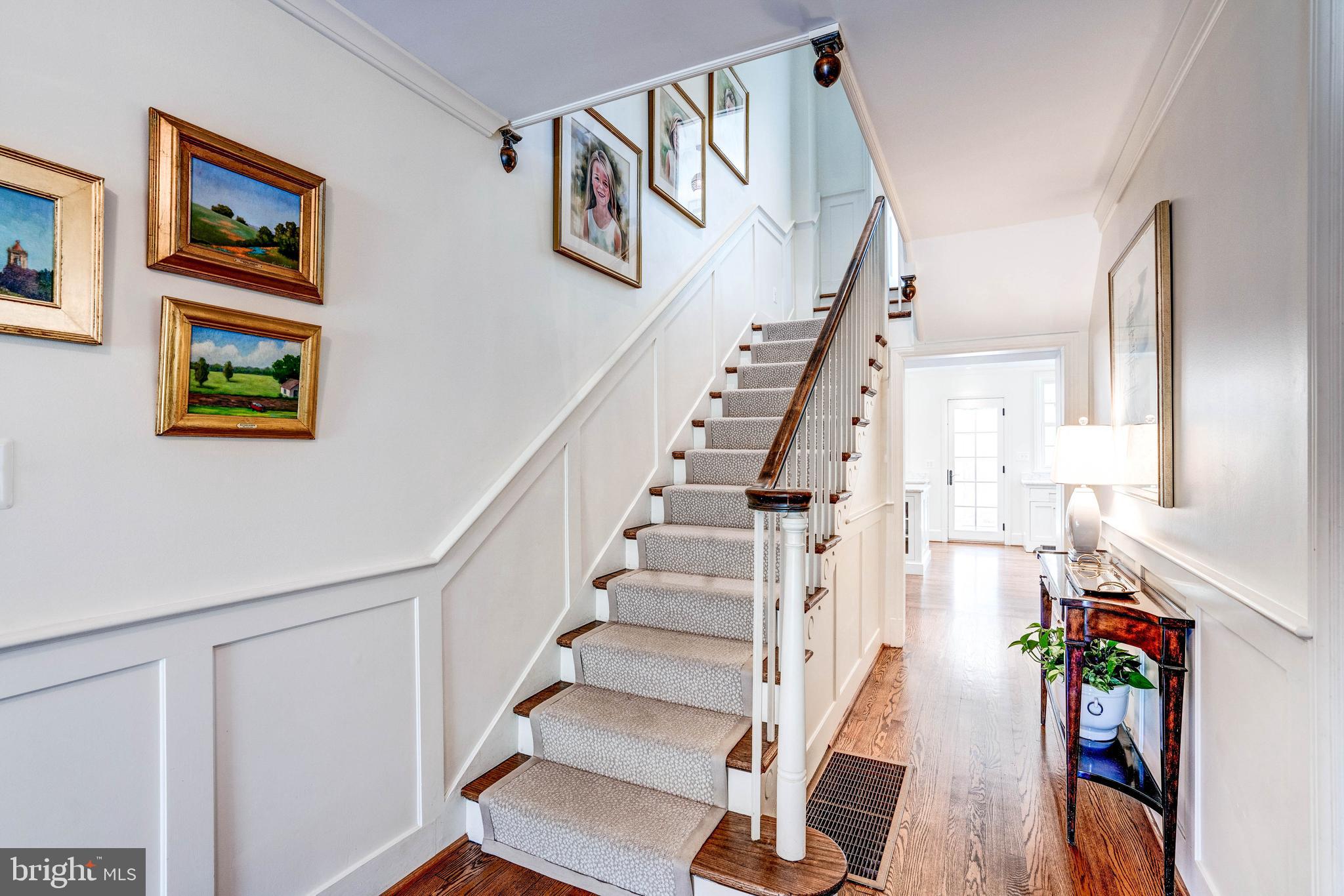 4509 Wetherill Road Bethesda, MD 20816 - Photo 10 of 89 a view of entryway and hall with wooden floor