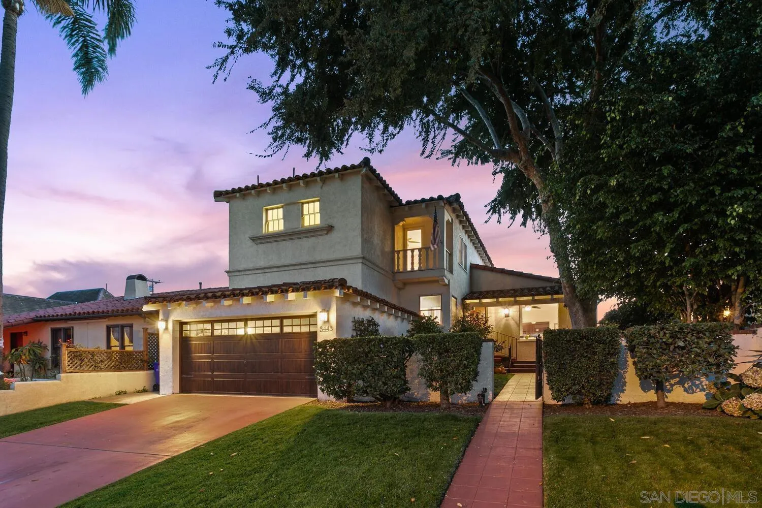 3443 Freeman Street San Diego, CA 92106 - Photo 2 of 35 a front view of a house with a yard
