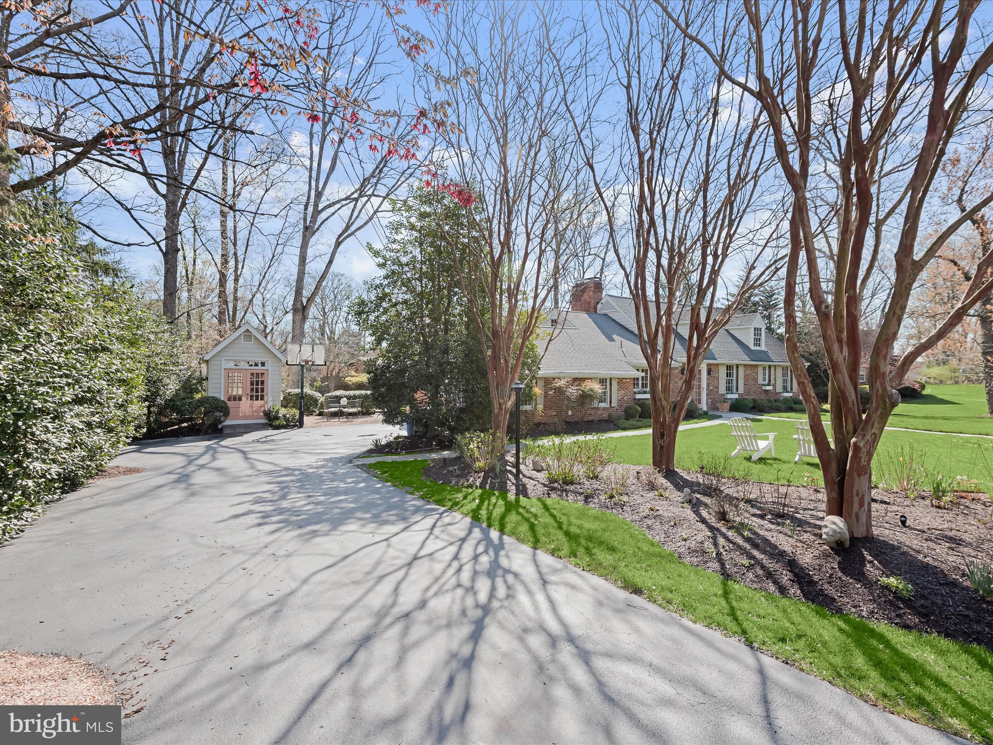 9305 Burning Tree Road Bethesda, MD 20817 - Photo 4 of 67 Huge Driveway and Charming Shed