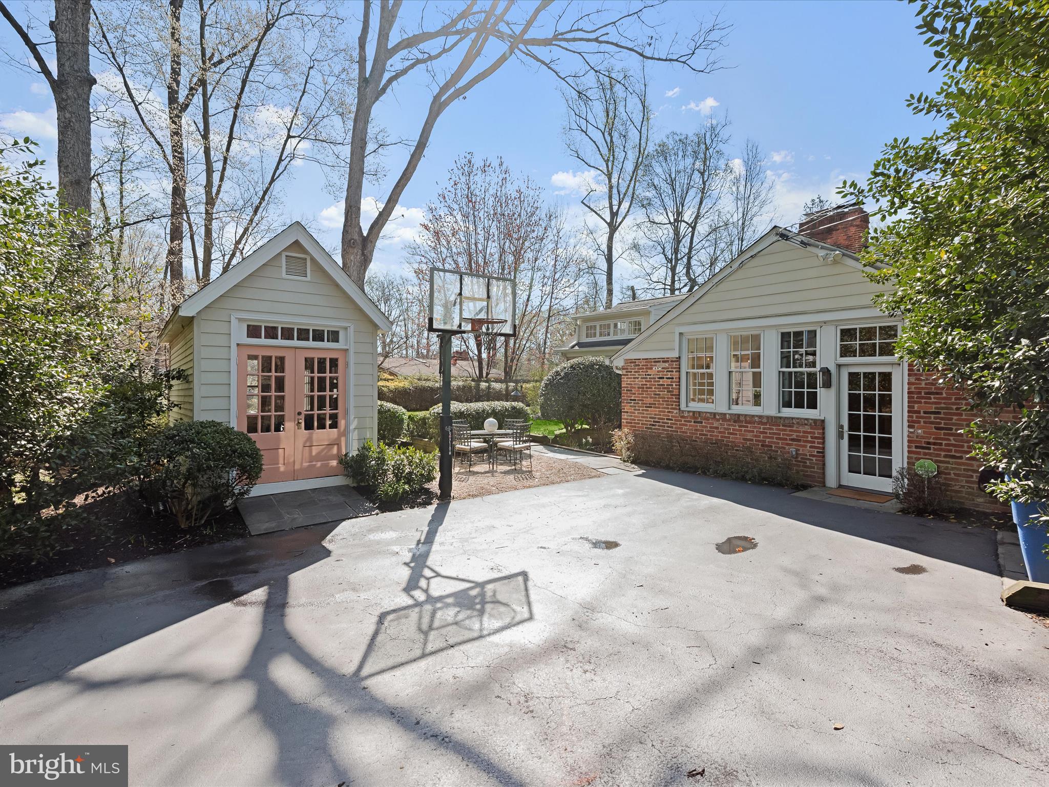 9305 Burning Tree Road Bethesda, MD 20817 - Photo 63 of 67 Huge Driveway and Beautiful Gardening Shed