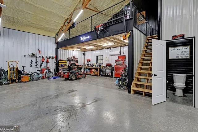 a view of storage and utility room
