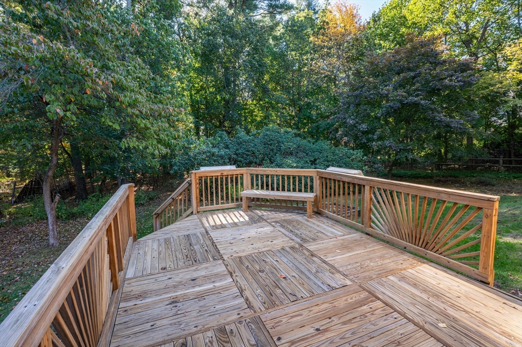 41 Marcus Road Wilmington, MA 01887 - Photo 24 of 29 a view of deck with furniture and trees