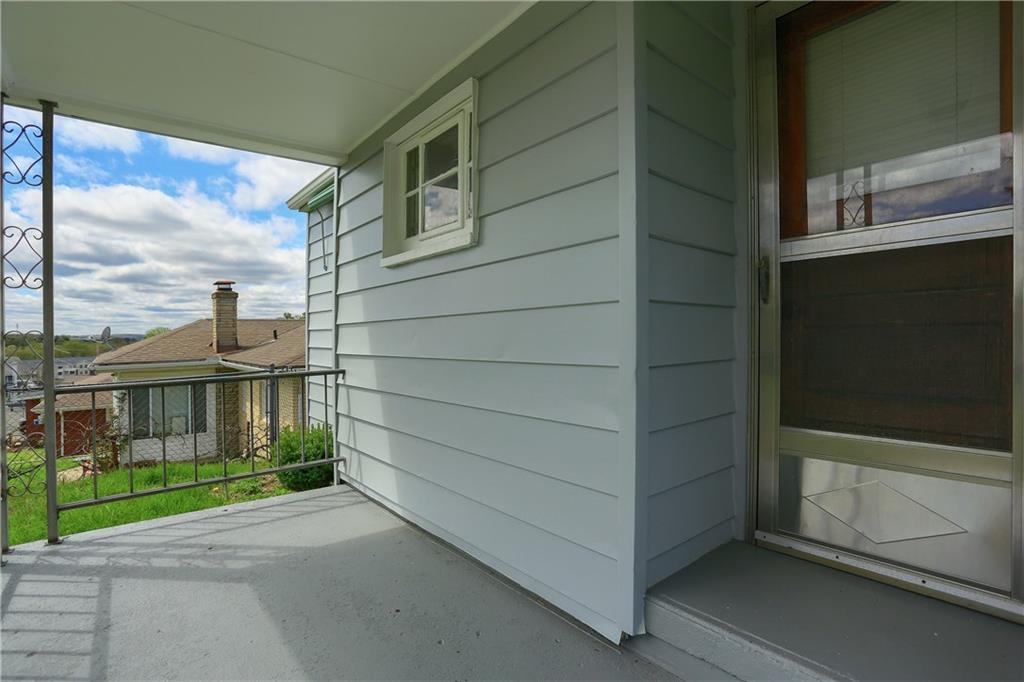 814 Marshall Road Monaca, PA 15061 - Photo 21 of 25 Back covered porch - freshly painted