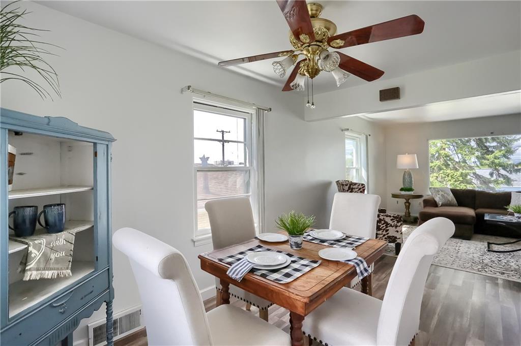 814 Marshall Road Monaca, PA 15061 - Photo 7 of 25 lots of natural light - dining room looking into living room