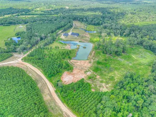 a view of a garden with a building