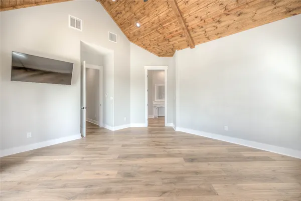 a view of an empty room