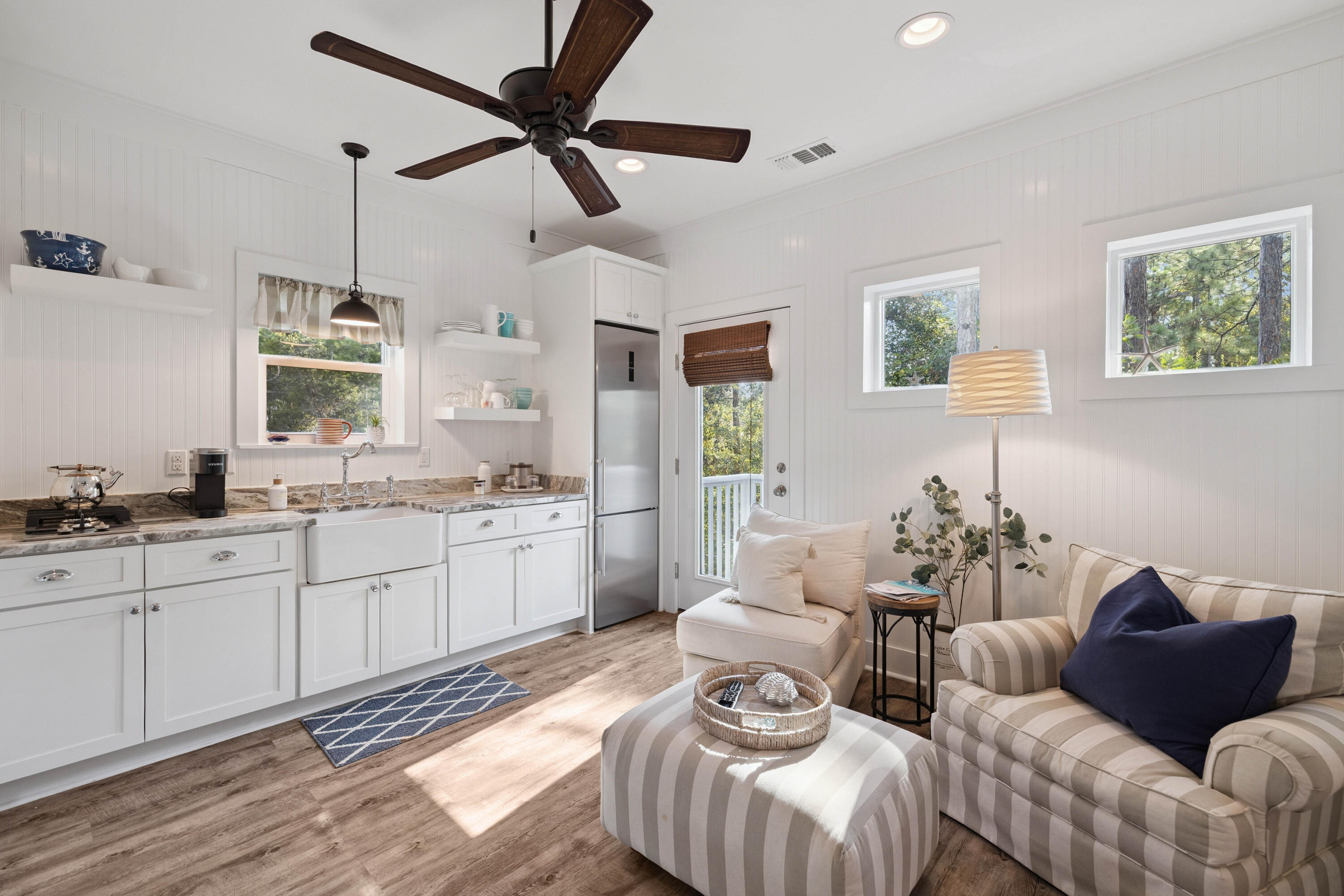 298 Cullman Avenue Santa Rosa Beach, FL 32459 - Photo 43 of 63 a living room with furniture and a large window
