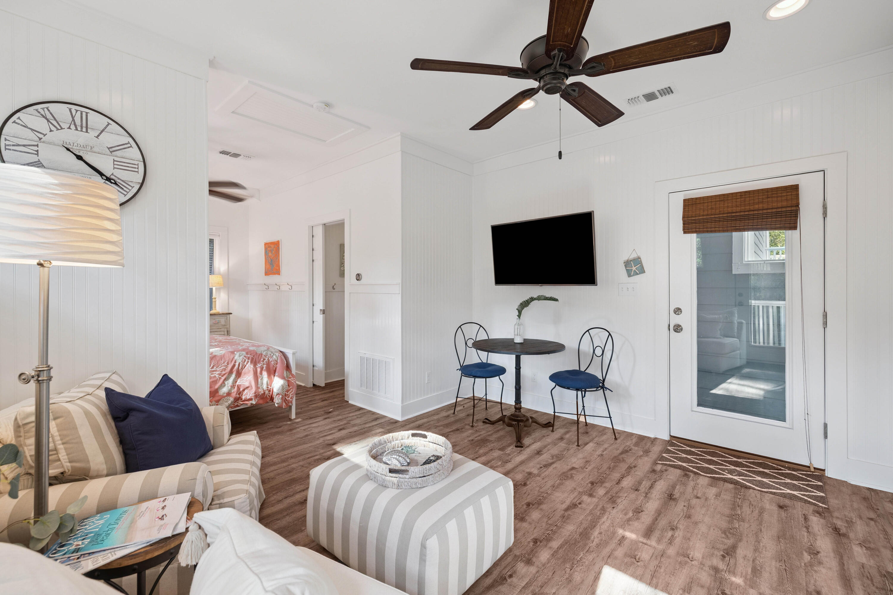 298 Cullman Avenue Santa Rosa Beach, FL 32459 - Photo 44 of 63 a bedroom with furniture and a flat screen tv