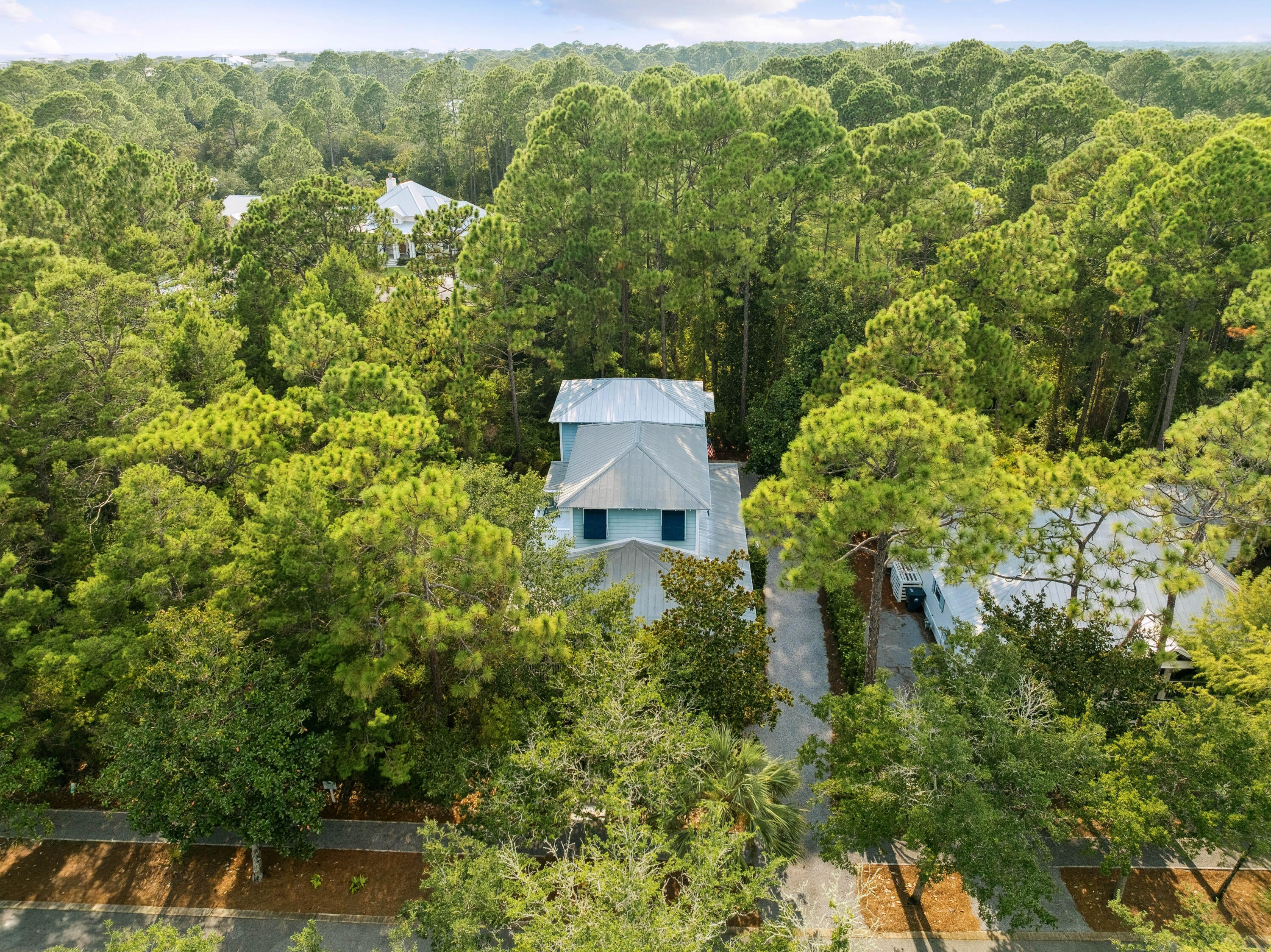 298 Cullman Avenue Santa Rosa Beach, FL 32459 - Photo 52 of 63 an aerial view of a house with a yard