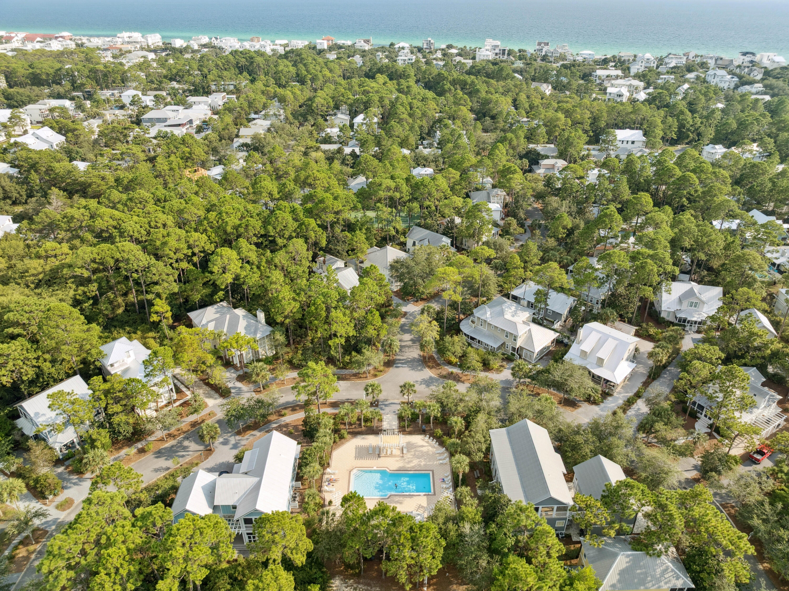 298 Cullman Avenue Santa Rosa Beach, FL 32459 - Photo 61 of 63 an aerial view of residential houses with outdoor space