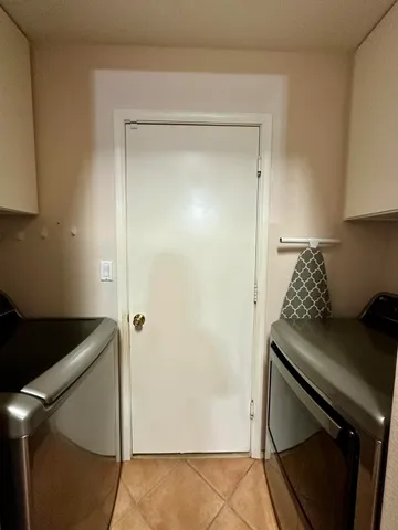 a close view of utility and utility room